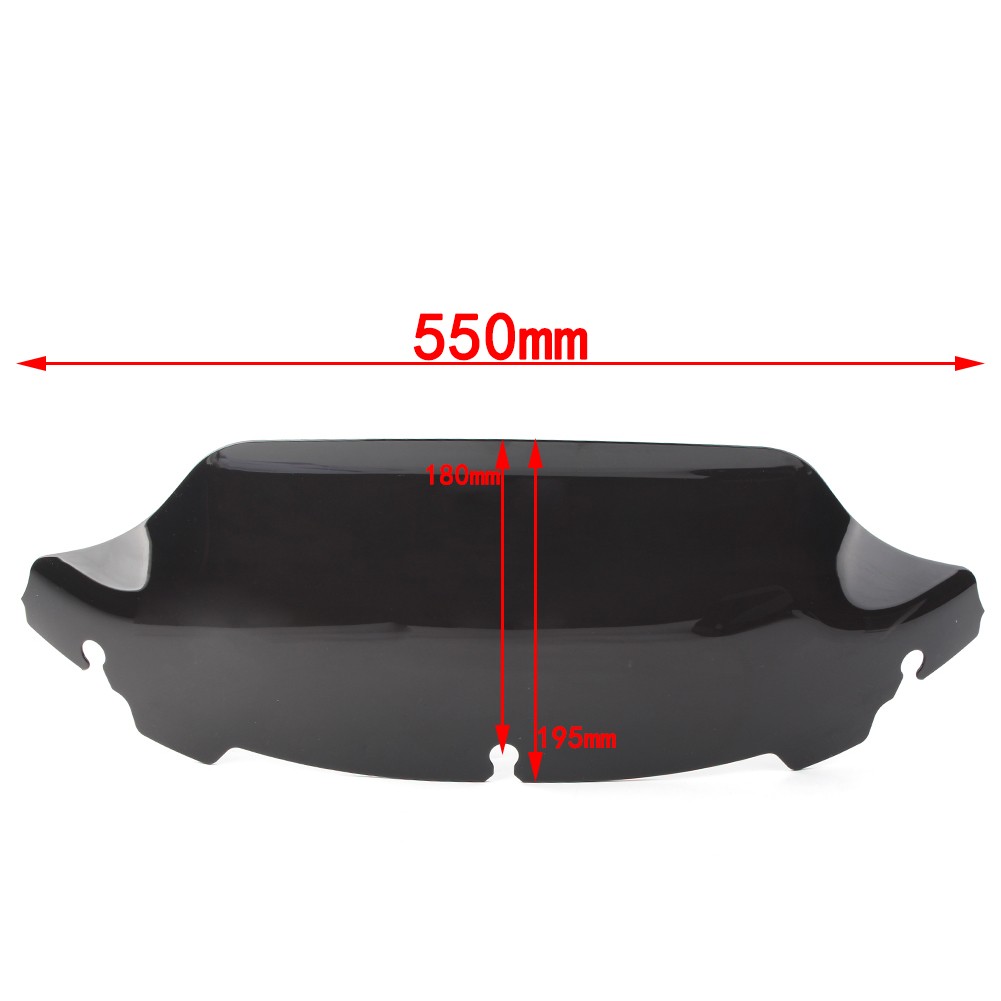 7′ Windshield Wave Windscreen For Harley Touring Street Electra Glide 14-21 US