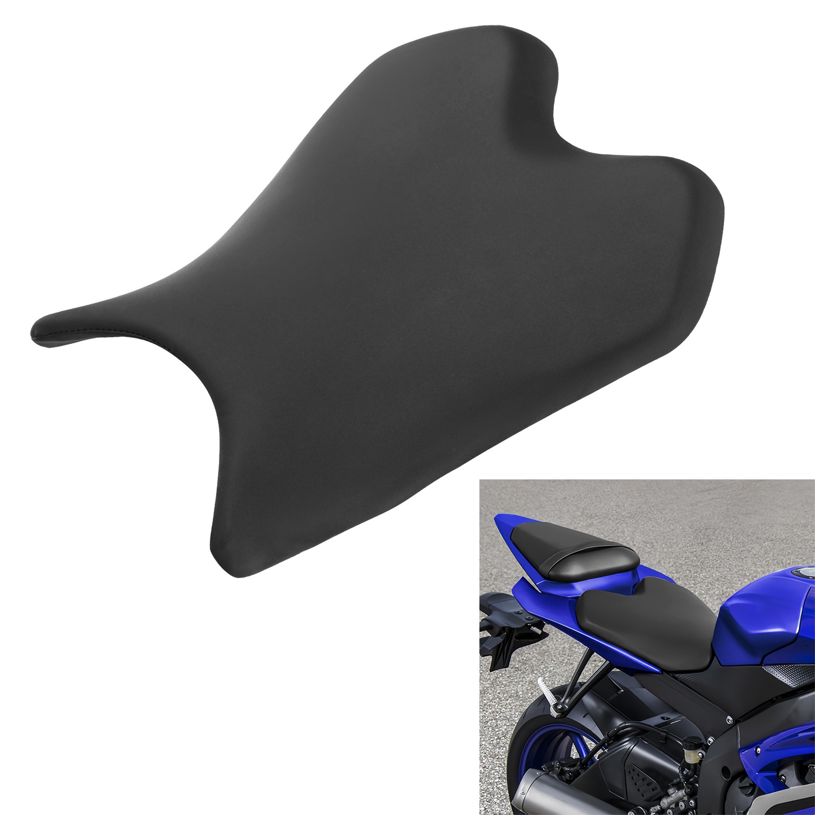 Front Driver Rider Seat Fit For Yamaha YZF R6 YZFR6 2008-2016 2015 2014 Black