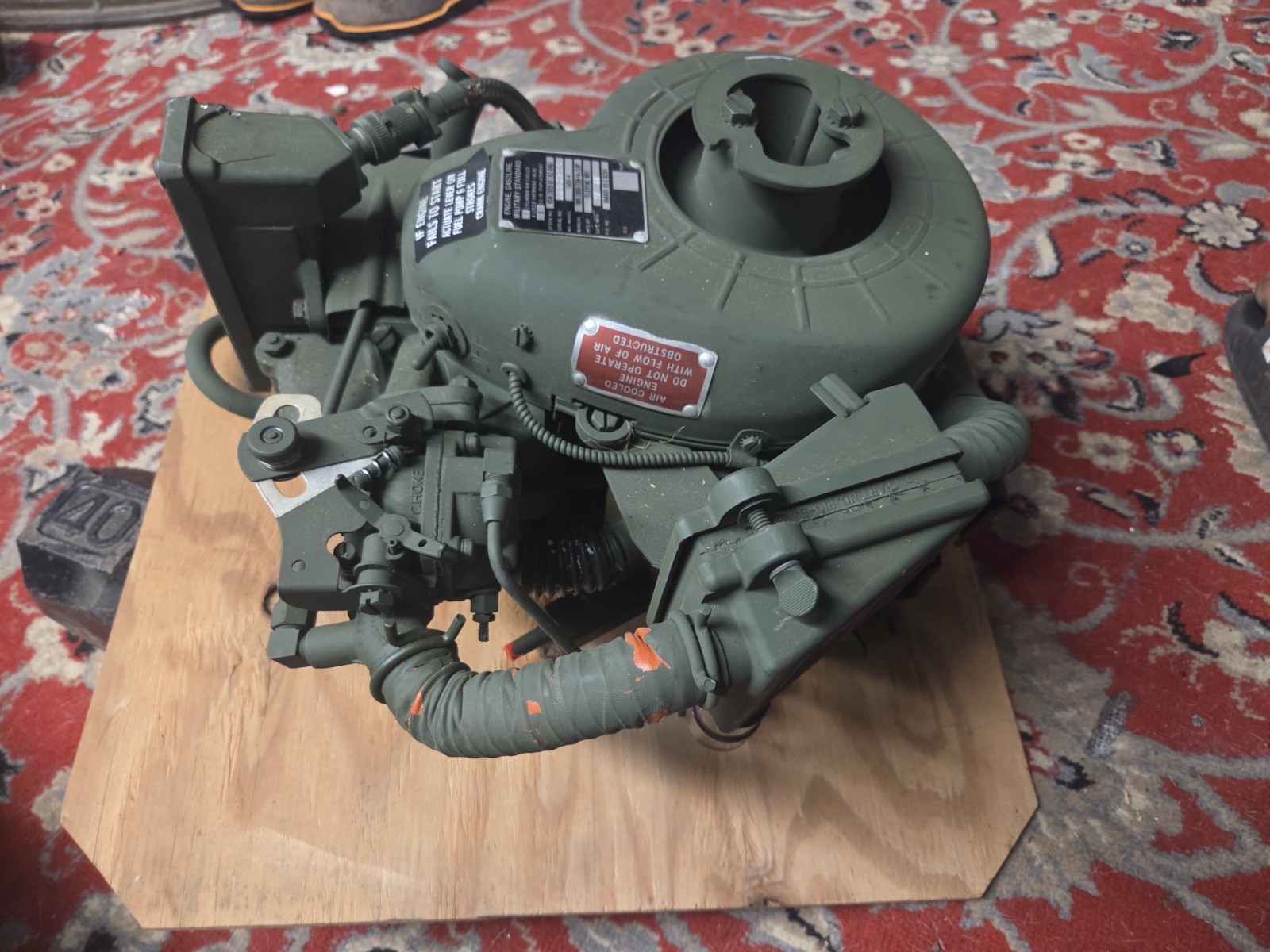 Engine Gasoline Military Standard 1 Cylinder Air Cooled 4 Cycle Engine
