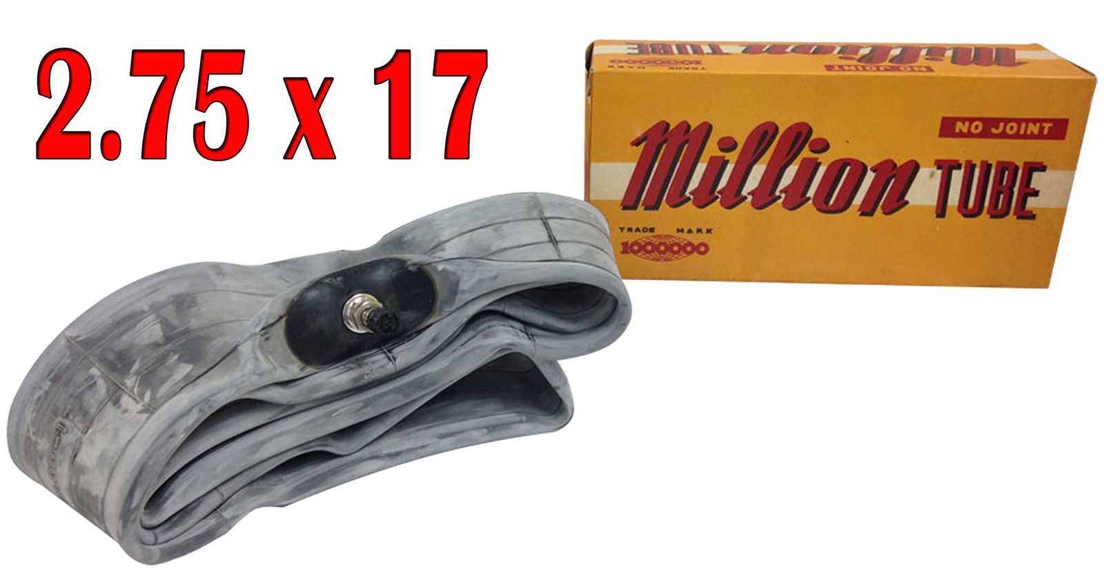 Million 275 x 17 Inner Tube Motorcycle Dirt Bike Tire Off Road Wheel 2.75-17 New