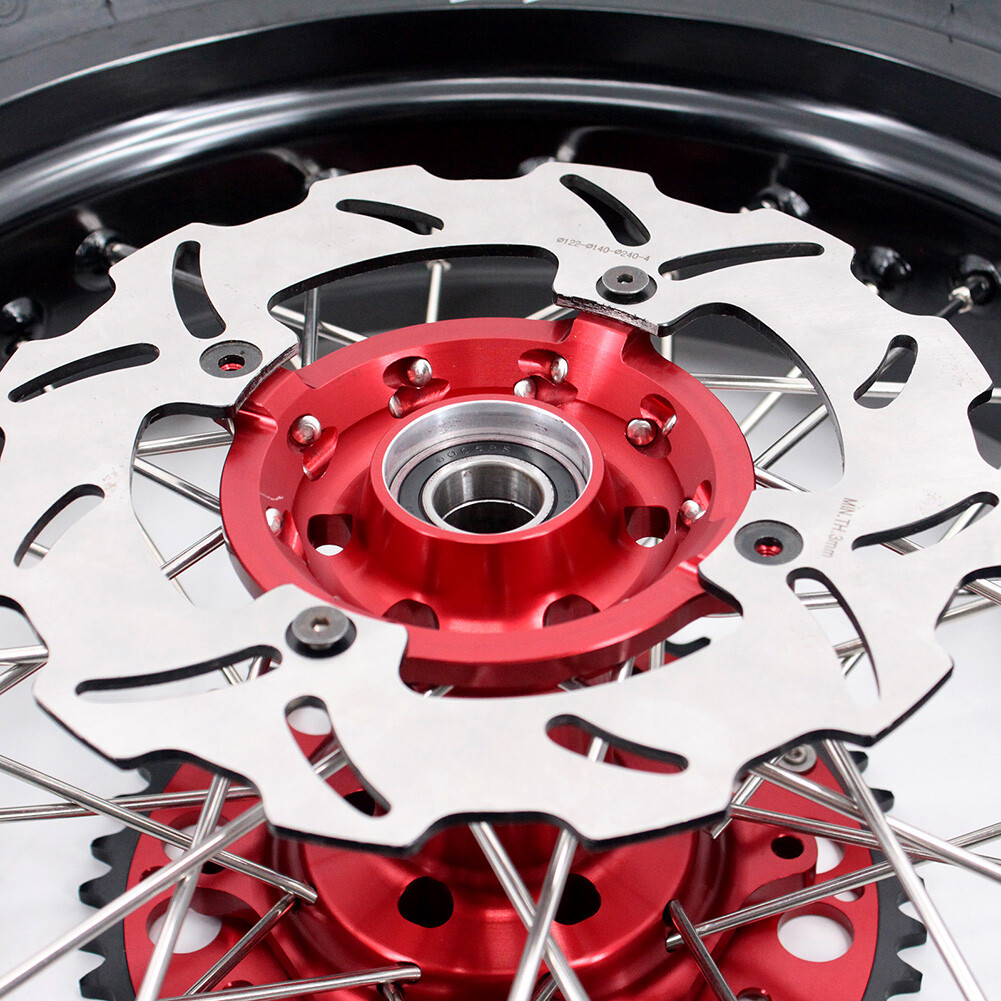 KKE 17”inch Supermotard Wheels Fit Honda CRF250X 2004/ CRF450X 05-18 CST Tyres