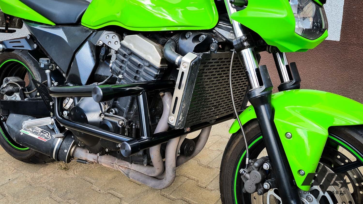 Crash Cage Kawasaki Z750 Z1000 (2004-2006) Stunt Street Engine Guard Highway Bar