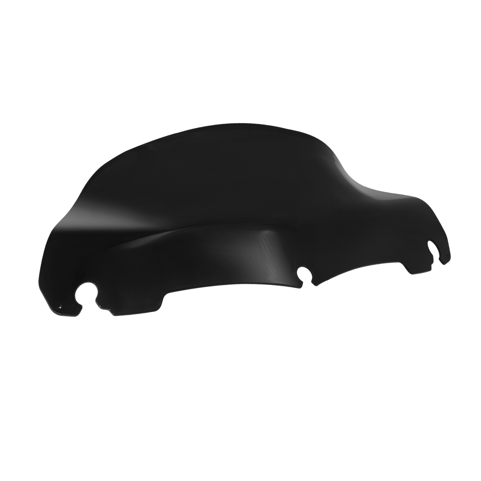 Black 9″ Wave Windshield Windscreen Fit For Harley Street Electra Glide 14-2023