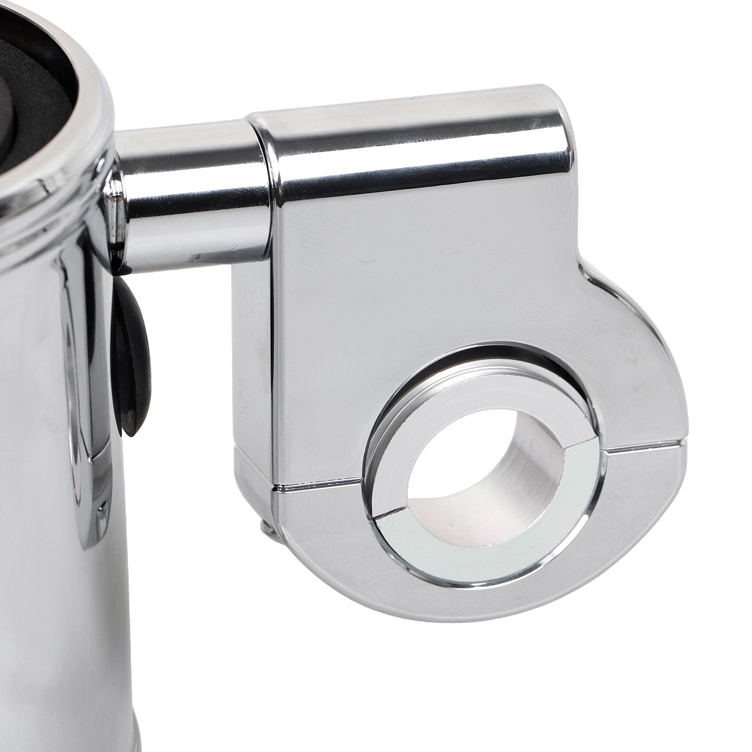 Chrome Drink Cup Holder For Harley 1″ Handlebar Heritage Softail Fat Boy FLSTF