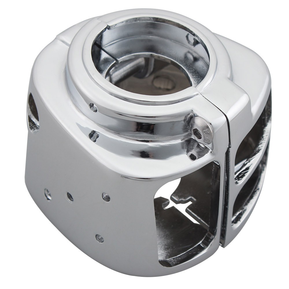 Chrome Switch Housing Cover Fit for Harley Sportster XL1200C Dyna Softail 96-06
