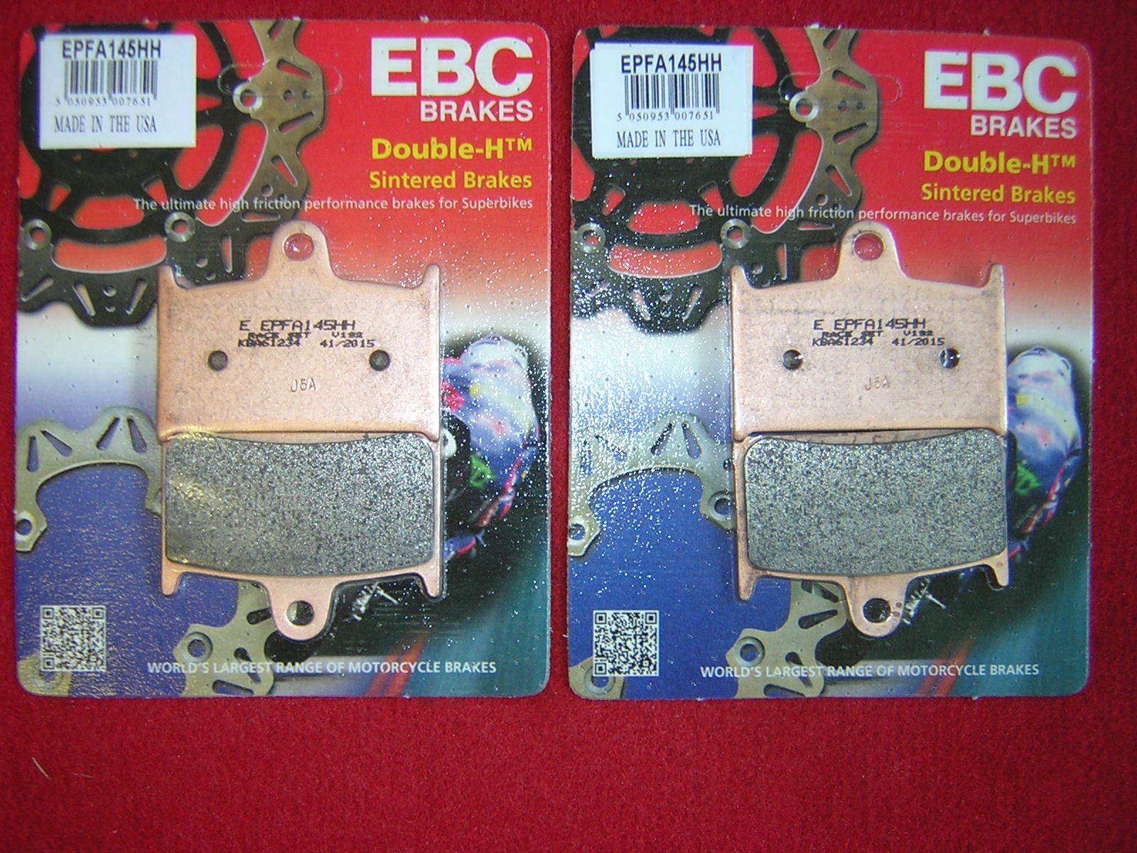 Yamaha FZR750 R 89-90 EBC Track Day/ Race Compound Front Brake Pads. EPFA145HH