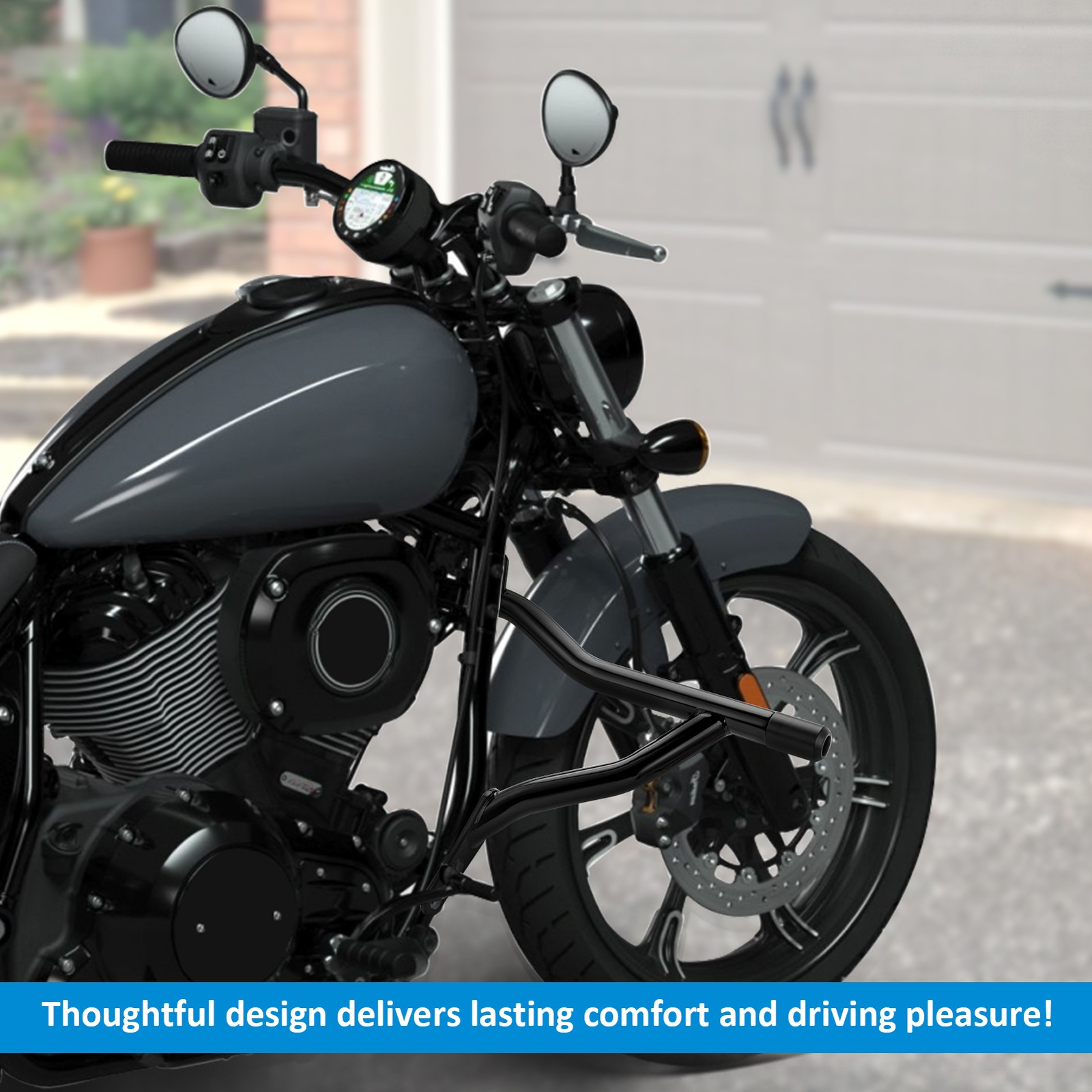 1 1/4 ” Bolt-On Front Engine Guard Crash Bar For Indian Super Sport Chief 2022+