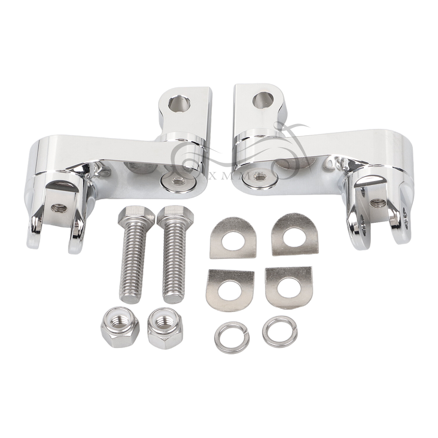 Pair Male Mount Foot Peg Extensions For Harley Sportsters Softails Dynas Touring
