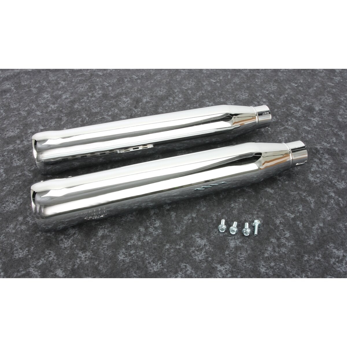 Cobra Chrome Neighbor Hater Slip-On Mufflers – 6048 (no ship to CA)