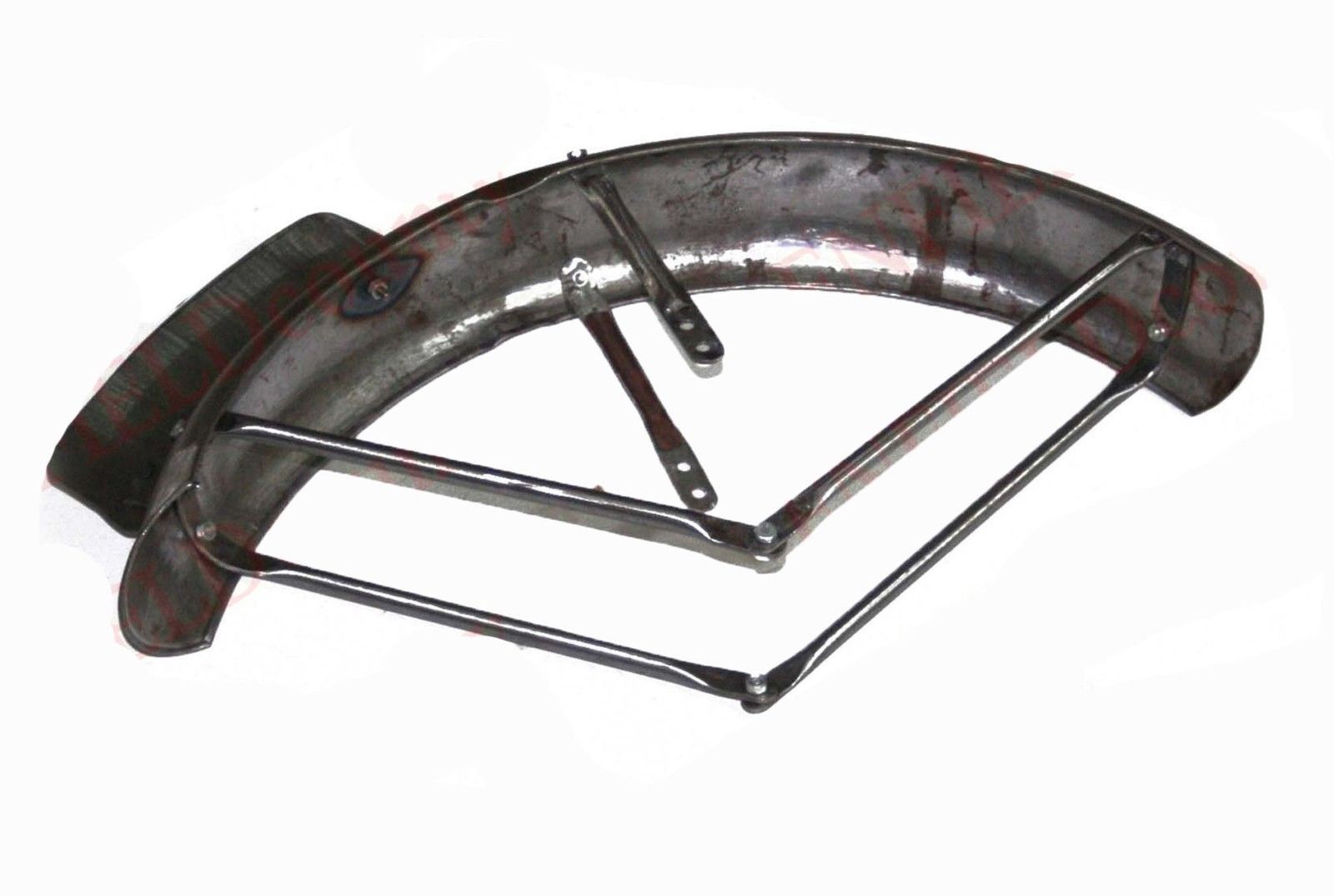 BSA Goldstar Front & Rear Mudguard Set With Complete Fitting & Number Plate ECs