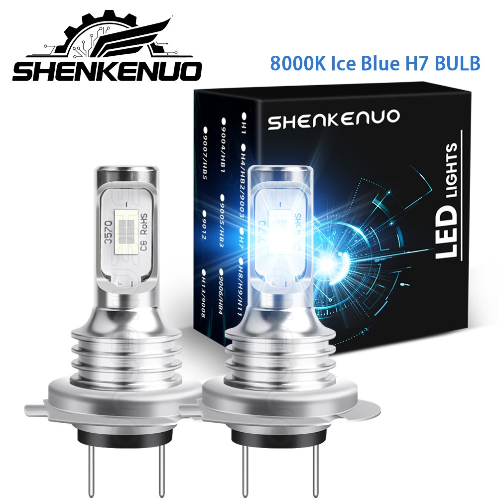 Xenon Blue 8000K LED High Low Beam Headlight DRL Bulbs For BMW E46 325i 328i M3