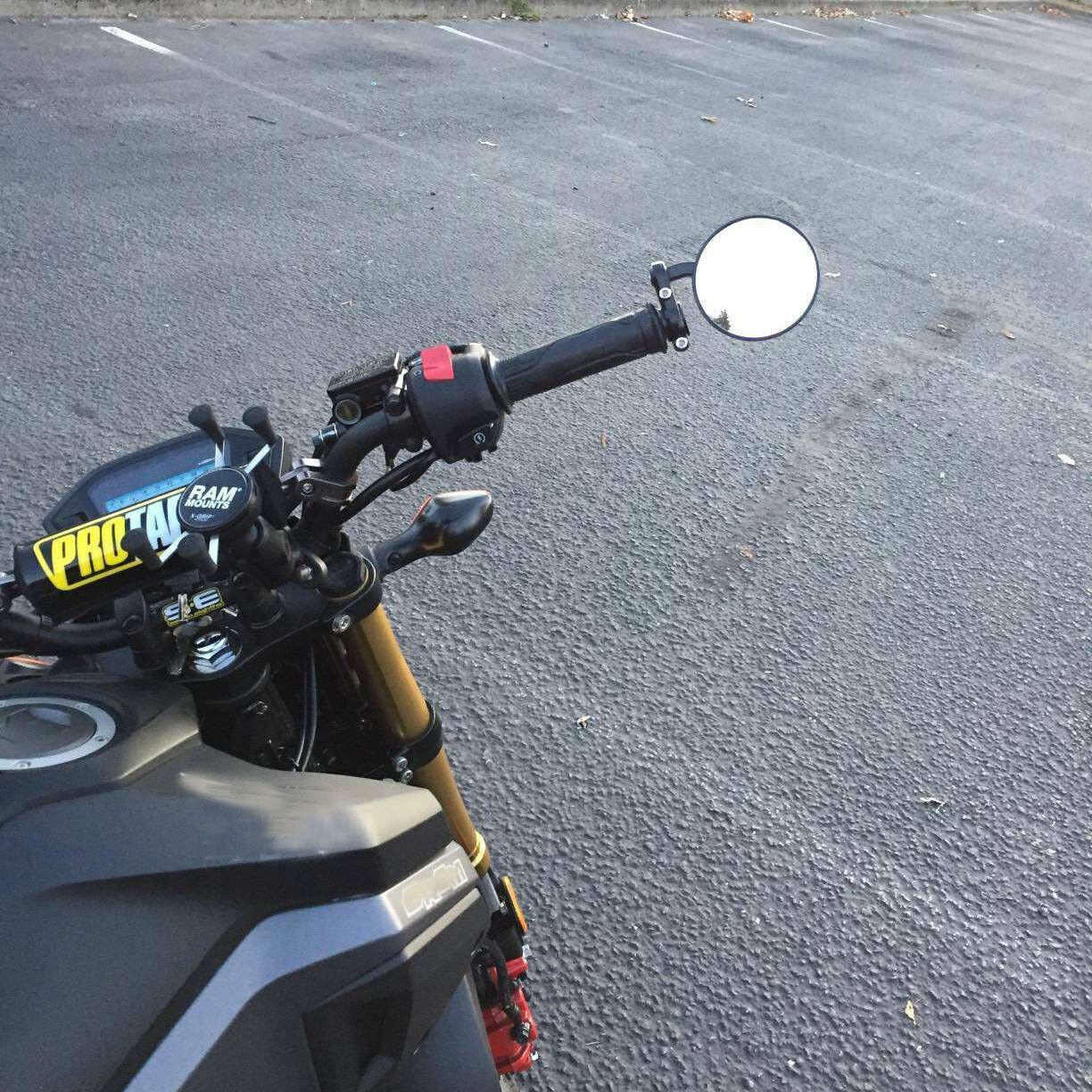 For 2014-2017 2018 2019 2020 Honda Grom 125 Motorcycle 7/8″ Bar End Side Mirrors