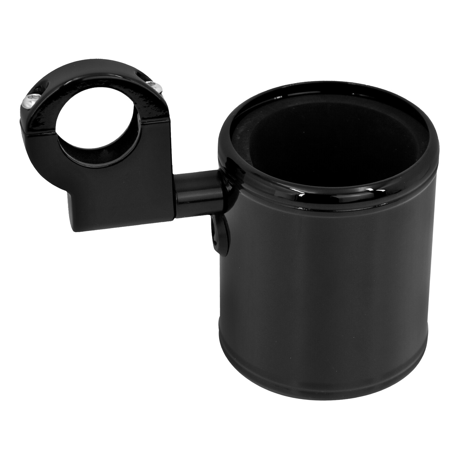 Black Motorcycle Cup Holder Handlebar Drink Bottle Holder For Harley Universal