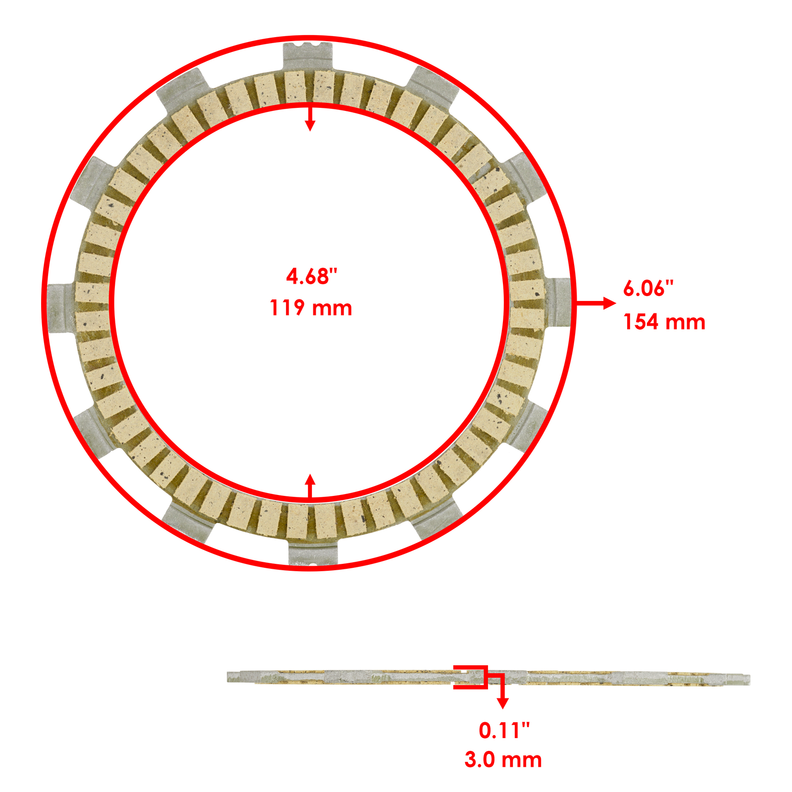 Clutch Friction Steel Plates Springs O-Ring Kit for Yamaha YZ450F FX 2018 – 2023