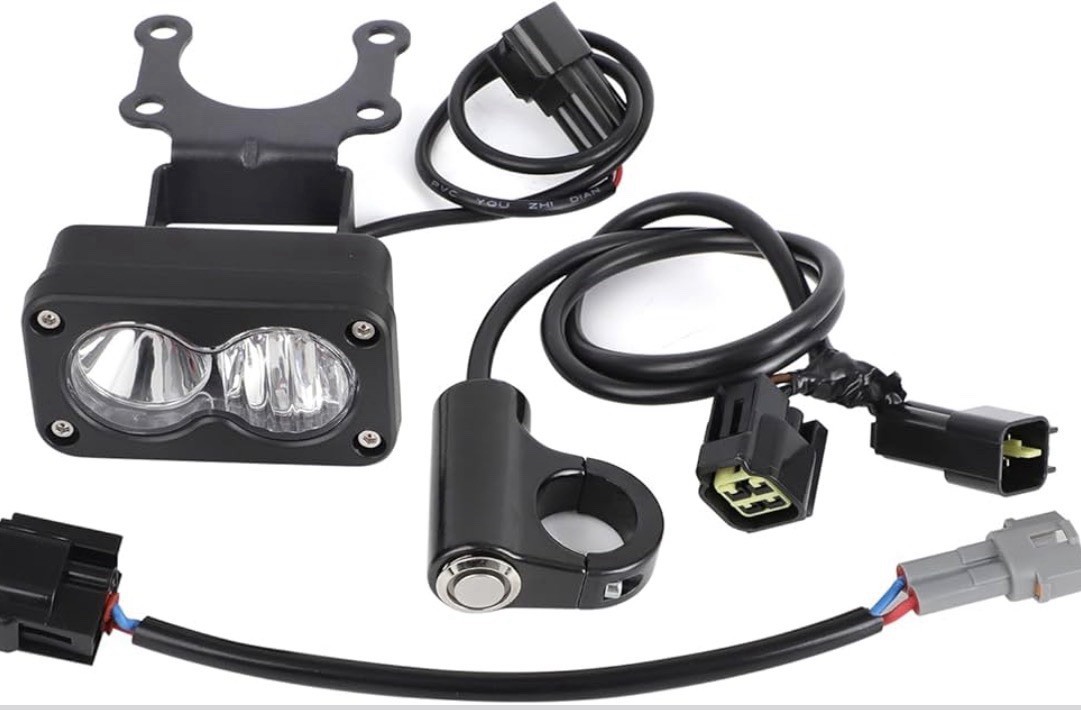 Motoparty Dirtbike Headlight Kit. Comes with a switch.