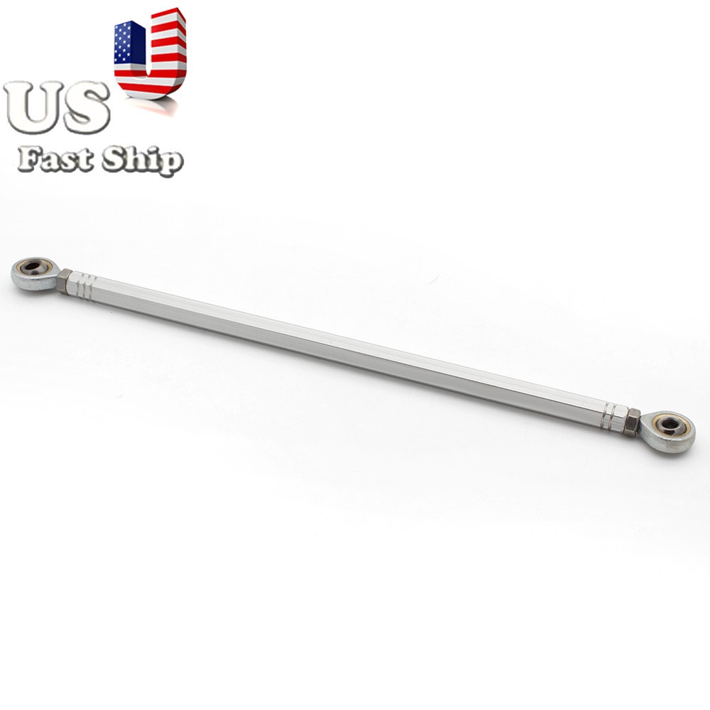 CNC Fit 280mm Motorcycle Gear Shift Linkage Shifter Link Rod Refit Rearset Silve