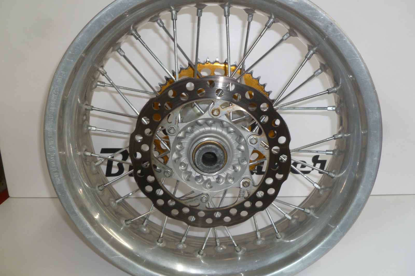 07 560 SMR KTM Behr 17 X 5.00 Rear Wheel 77310201044 SMR Supermoto 450 500 6C