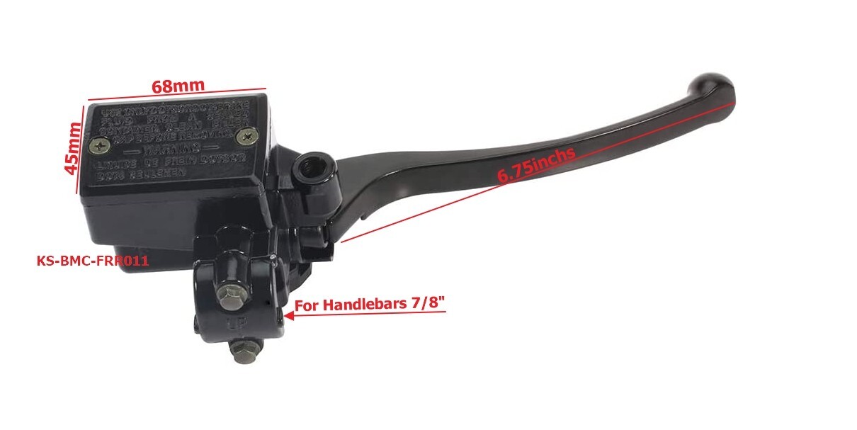 Right Hand Side Front Brake Master Cylinder For Scooter GY6 50cc 125cc 150cc 200