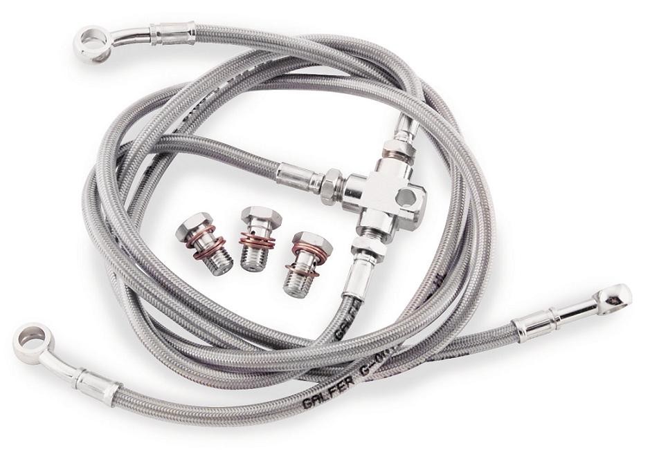 SUZUKI 2006-2013 VZR 1800 M109R BOULEVARD GALFER STAINLESS FRONT BRAKE LINE KIT