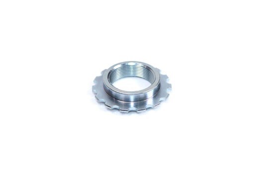 V-Twin 24-0278 Triple Tree Top Bearing Adjusting Nut Zinc