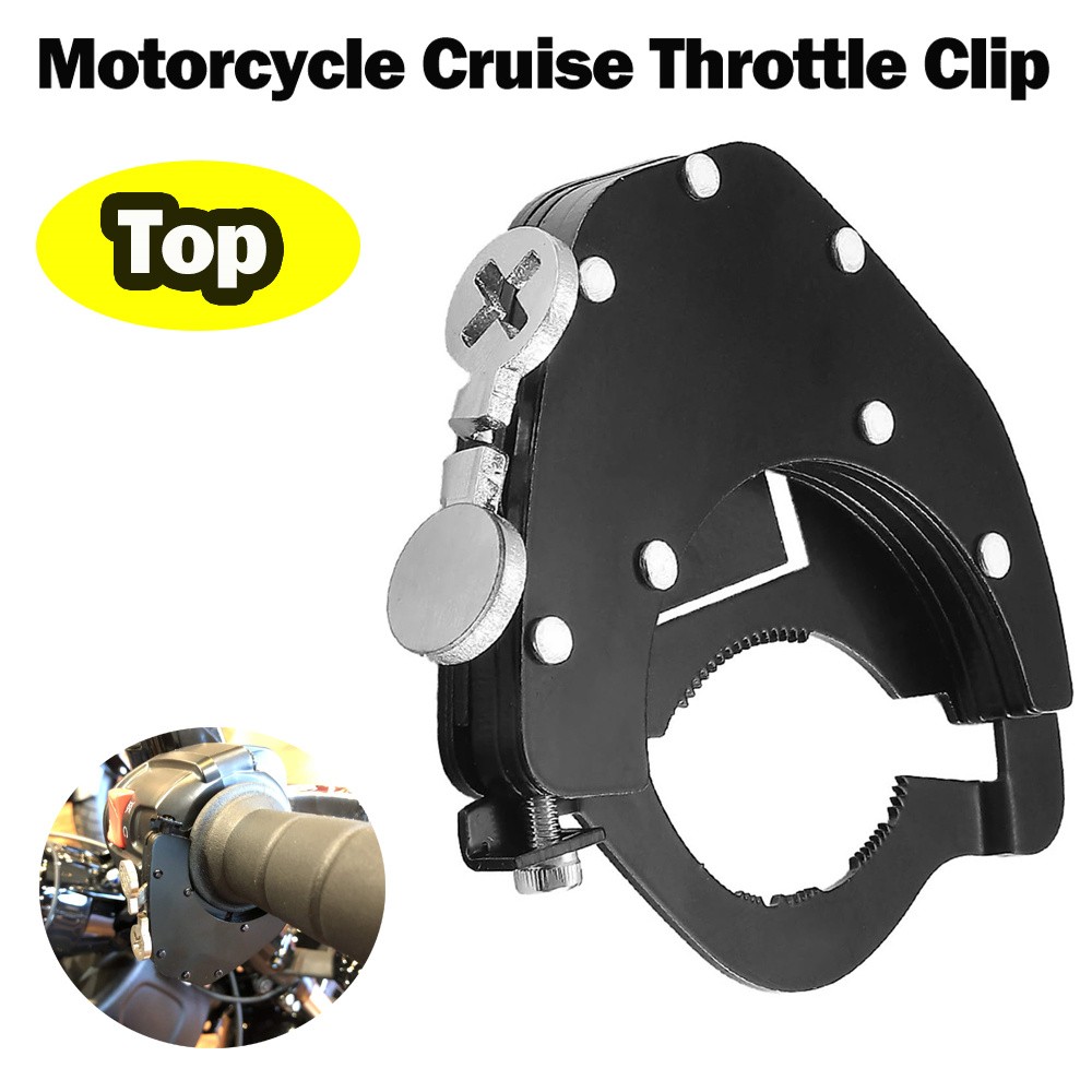 Throttle Lock Motorcycle Cruise Control Throttle Assist Top Kit Stainless Steel
