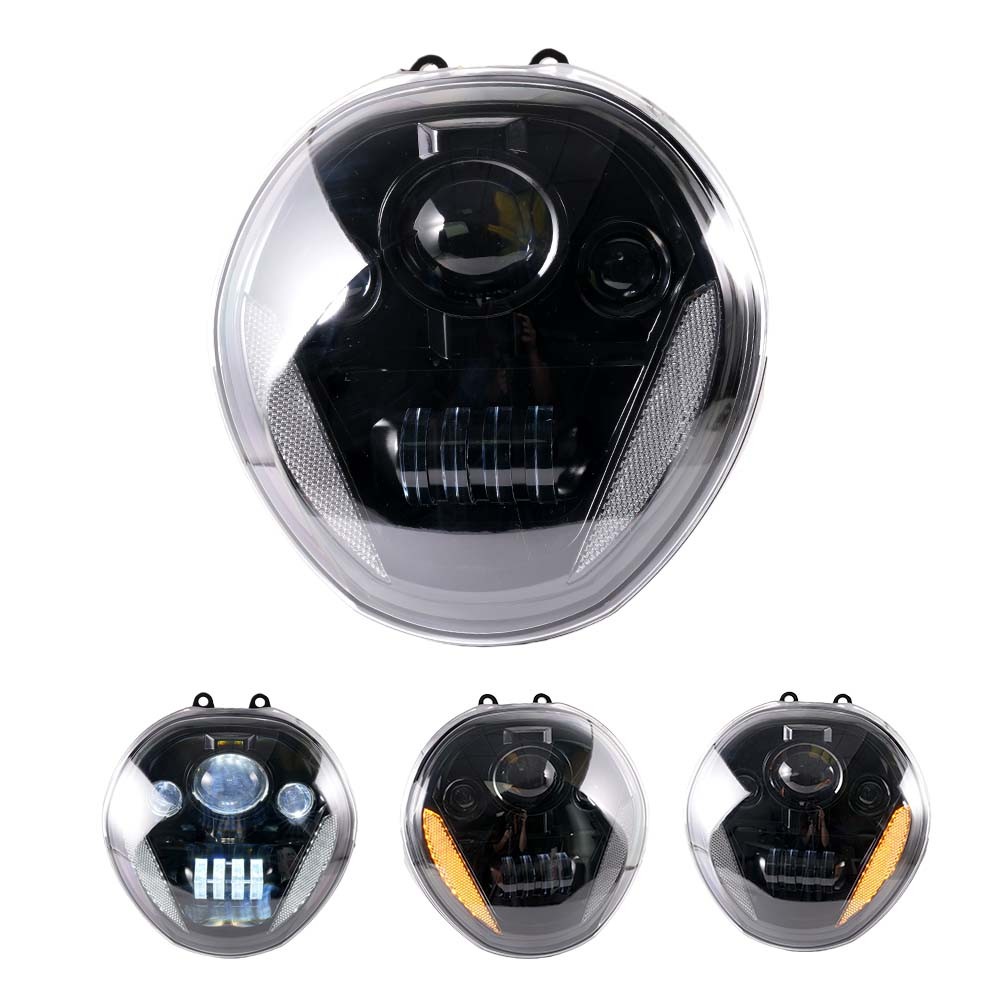 LED Headlights Assembly W/ DRL For Ducati Monster 821 1200 1200R 1200S 2014-2017
