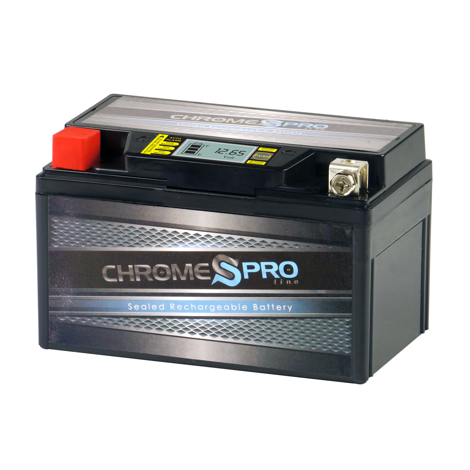 YTZ10S Chrome Pro Series Factory Activated Maintenance Free iGel Battery