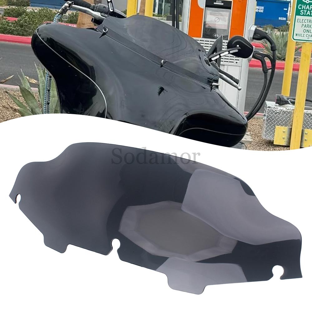 6″ Wave Windshield For Touring Electra Glide Ultra Classic EFI FLHTCUI 1996–2006