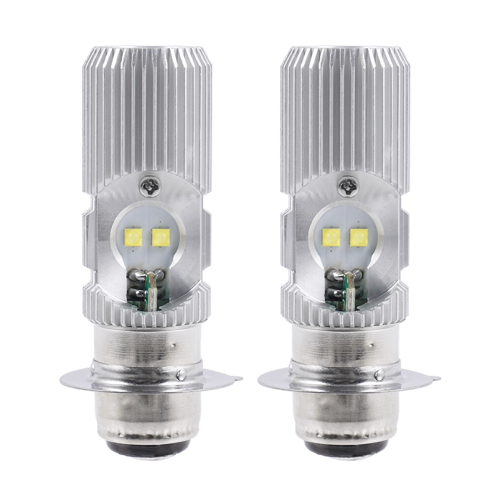2x LED Headlight Bulbs 6000K Bright For Honda ATC110 1979-1983 TRX250 1997-2004