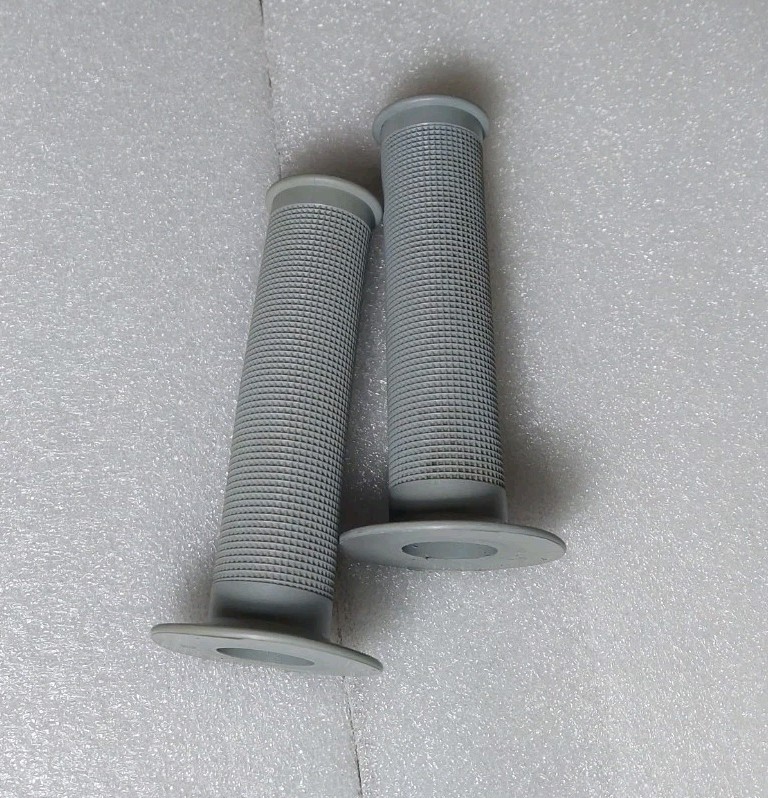 Biemme Grips for Lambretta Vespa, Grey, pair, 22mm, genuine NOS