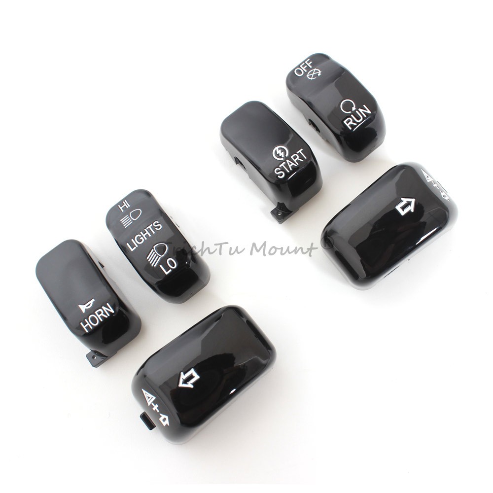 Hand Control Switch Button Caps for Harley Sportster Dyna V-Rod Muscle Night Rod