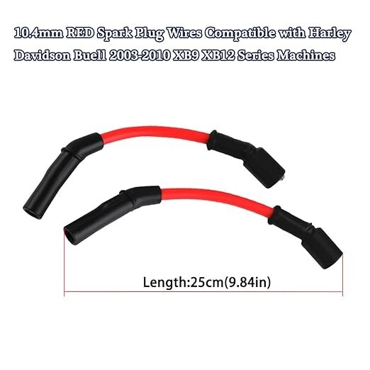 10.4mm For Harley-Davidson Buell Taylor 2003-2010 XB9 XB12 Red SPARK PLUG