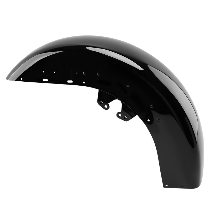 Vivid Black Front Fender Fit For Harley Touring Street Road Glide 2014-2024 2023