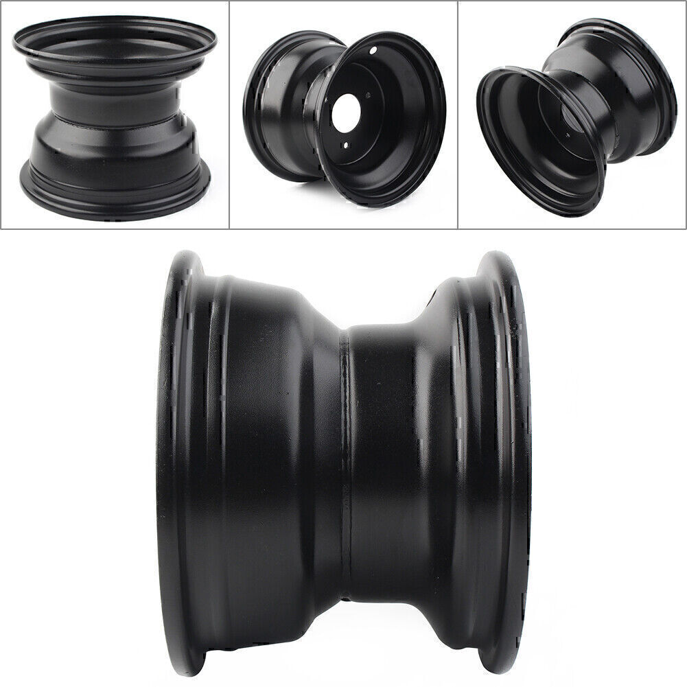 Black 18X9.50 – 8 8“ Inch 3 Hole Rear Back Wheel Rim Quad Dirt Bike ATV Buggy US