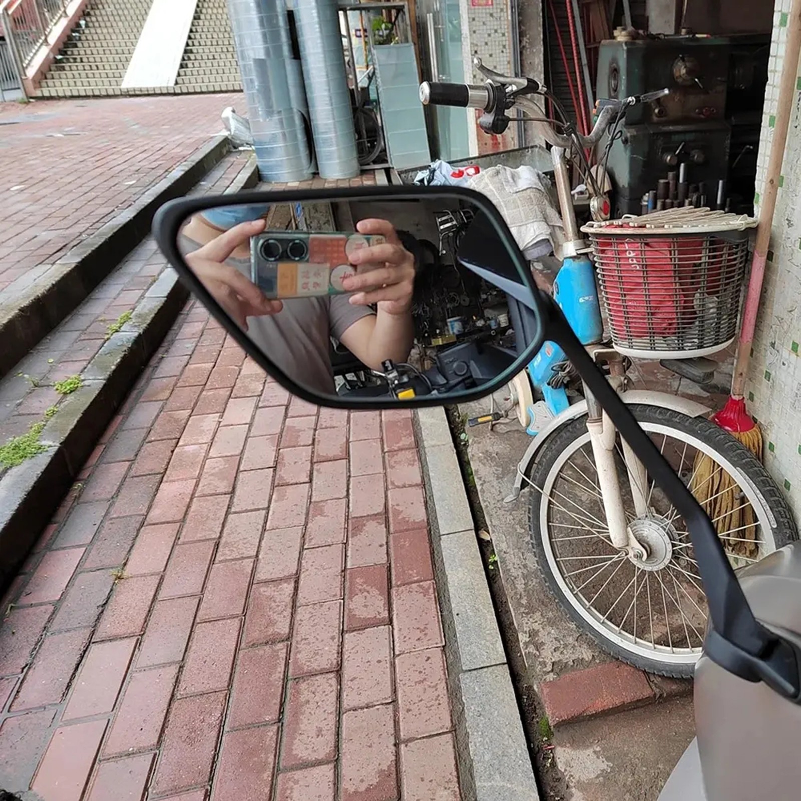 Convex Mirror Rearview Mirrors Lens For Yamaha T-MAX 560 TMAX 560