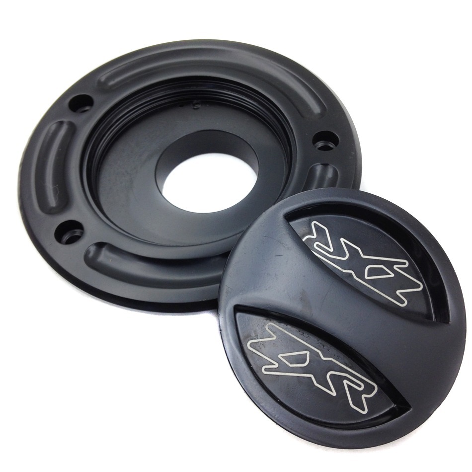 Black Gas Cap Fuel for Kawasaki NINJA ZX 14R Z1000 10R 9R 6R 636 ZZR600 650R