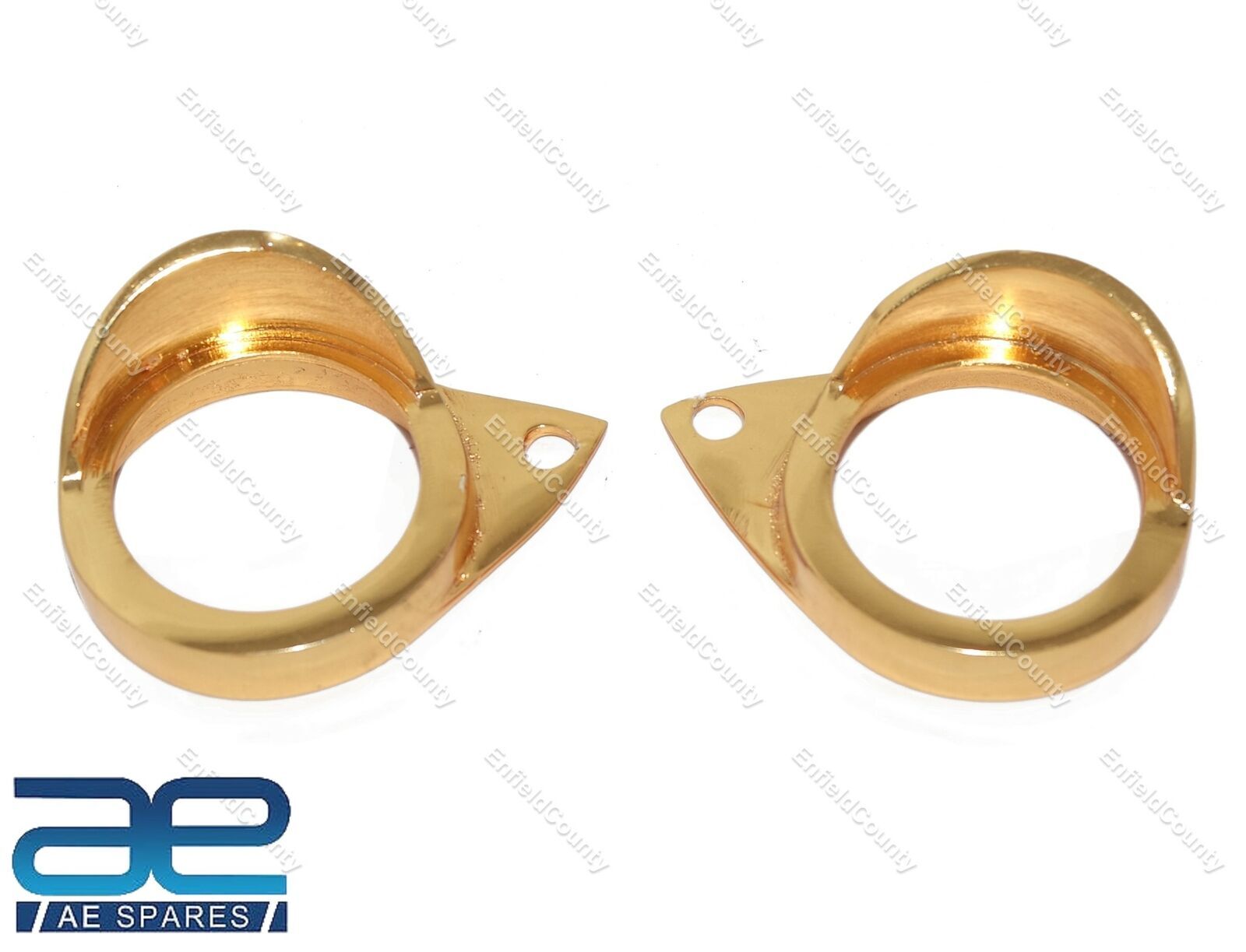 Fits For Royal Enfield Brass Pilot Lights Rims With Shade