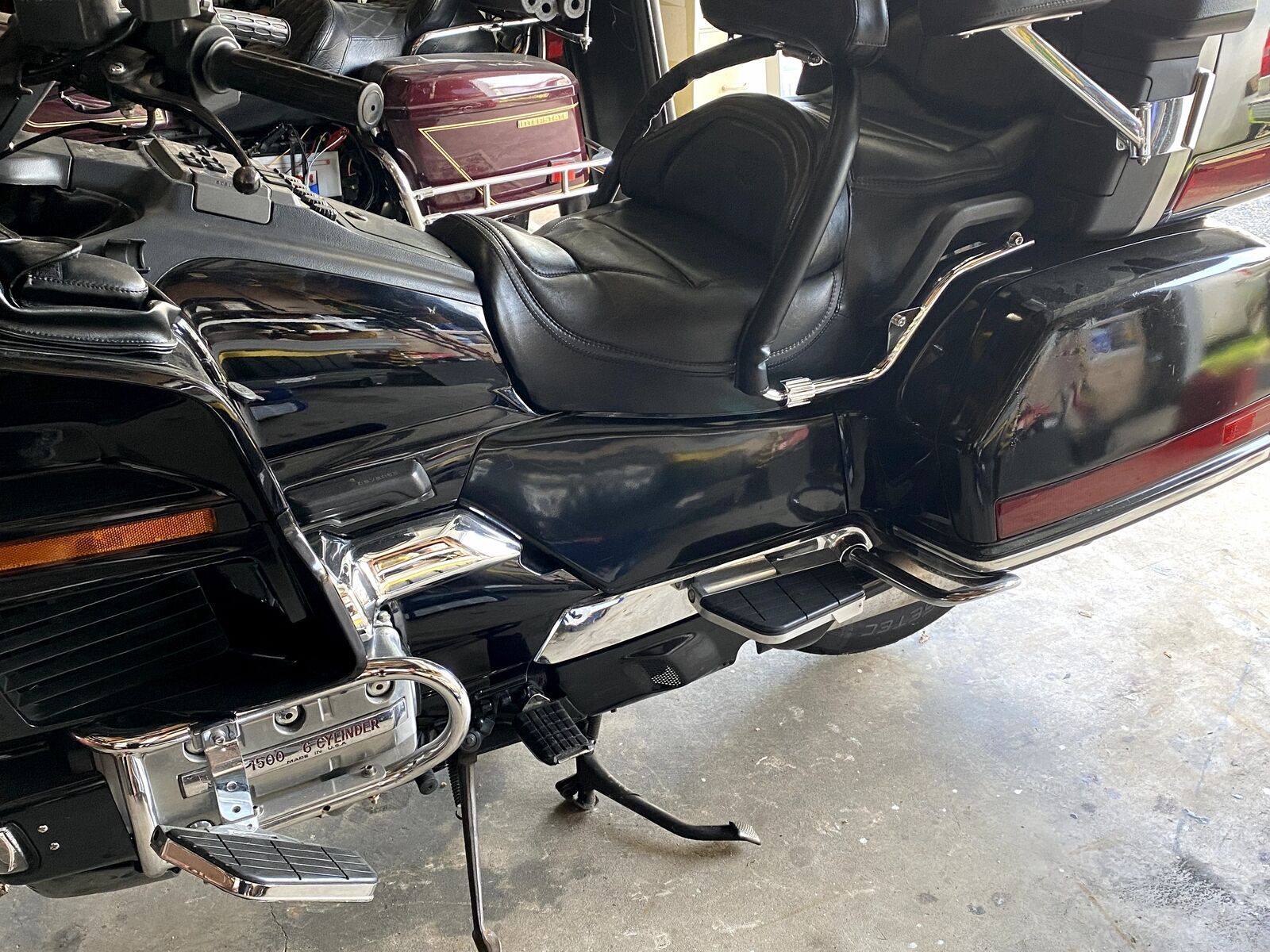 Left Right Rear Raw Black Primer Side Covers Panels fits Honda GL 1500 Goldwing