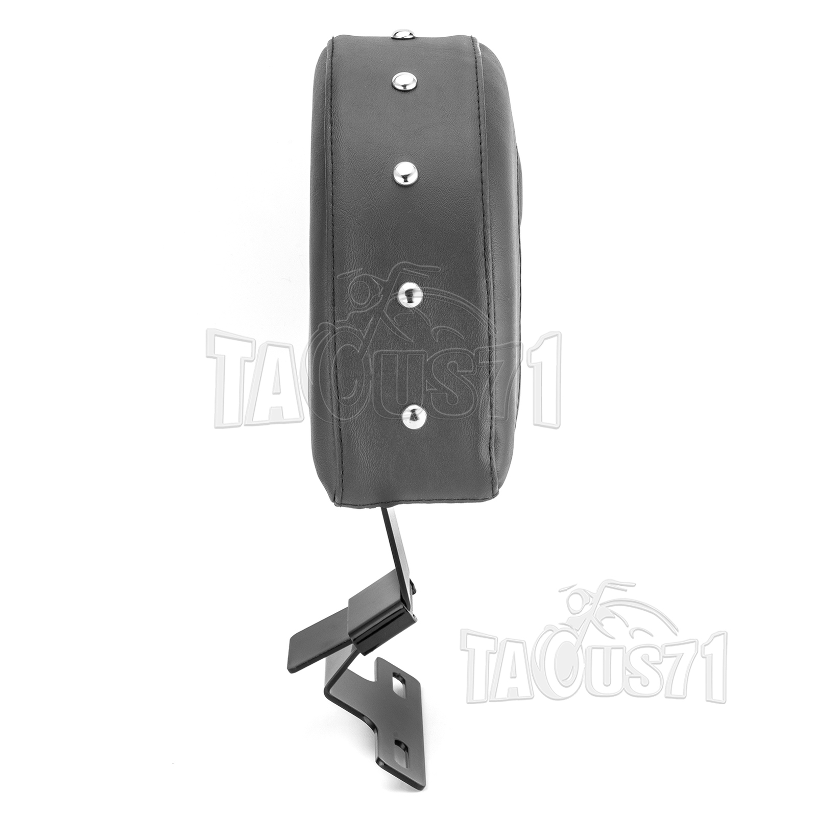 No Drilling-Black Driver Backrest Pad For Harley 93-06 Heritage Softail FLSTC