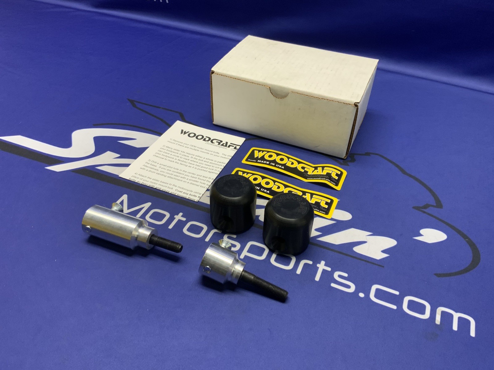 Woodcraft Technologies Frame Slider Kit W/ Short Pucks 2006-2025 50-0449