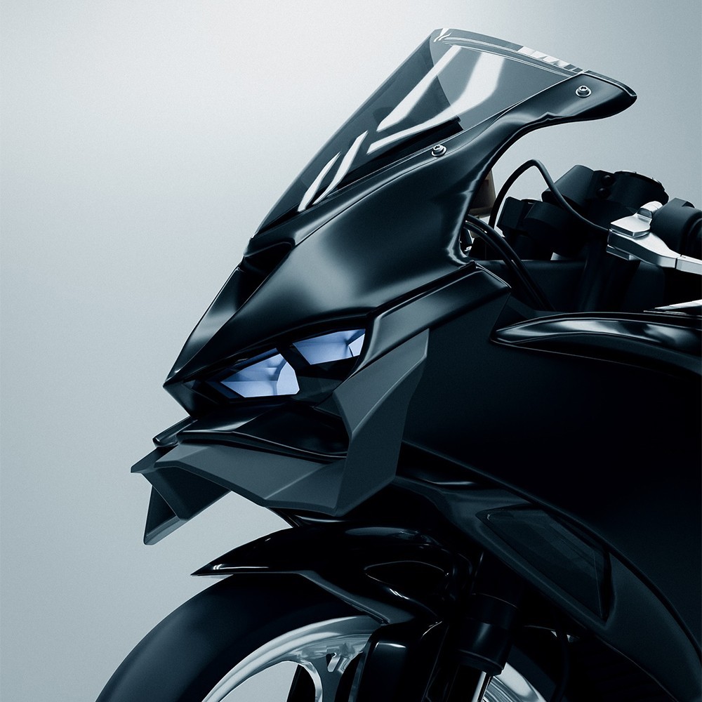 For ZX-6R Front spoiler WING DOWNFORCELower spoiler ZX-6R 2024-2026 3D printed