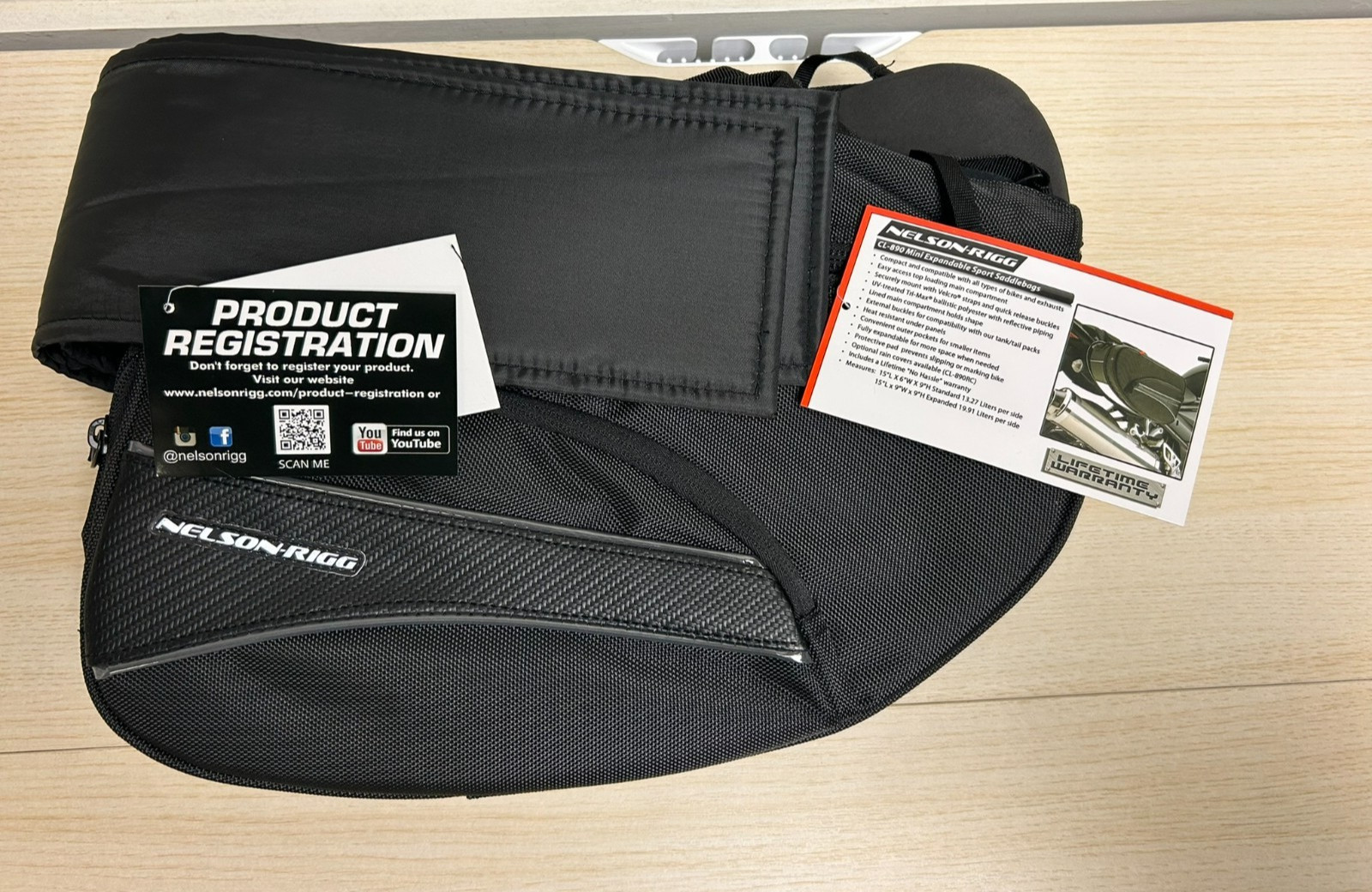 Nelson-Rigg – CL-890 – Mini Expandable Sport Saddlebags