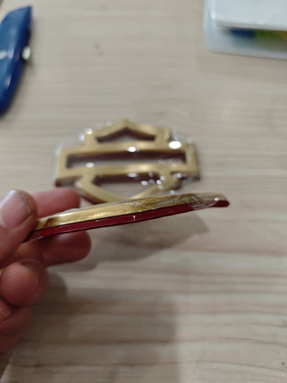CVO 3D Emblems Brass / Chrome for Harley Davidson Road Glide Softail