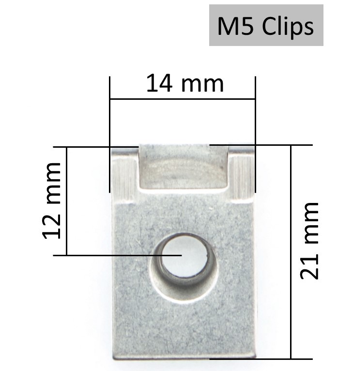BMW screws black trim motorcycle torx clip terminals stainless steel M5x16mm