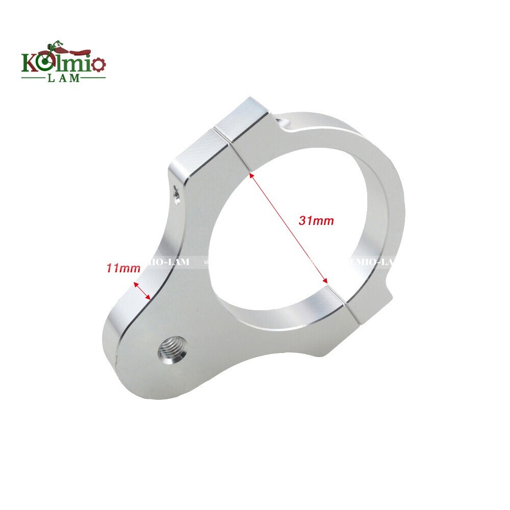 31-61mm Motorcycle Aluminium Steering Damper Fork Frame Mounting Clamp Bracket