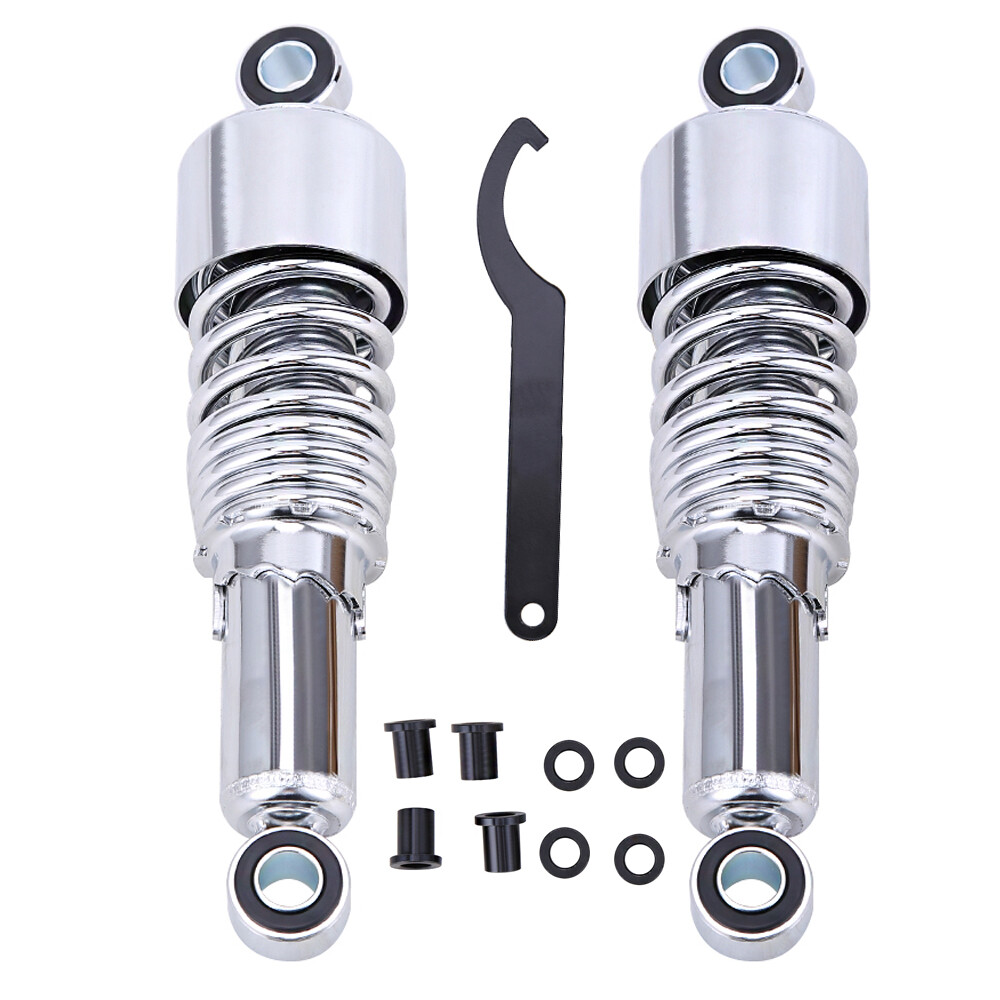 10.5″ Rear Shocks For Harley Dyna Super Glide, Low Rider, Street-Bob 1991-2017