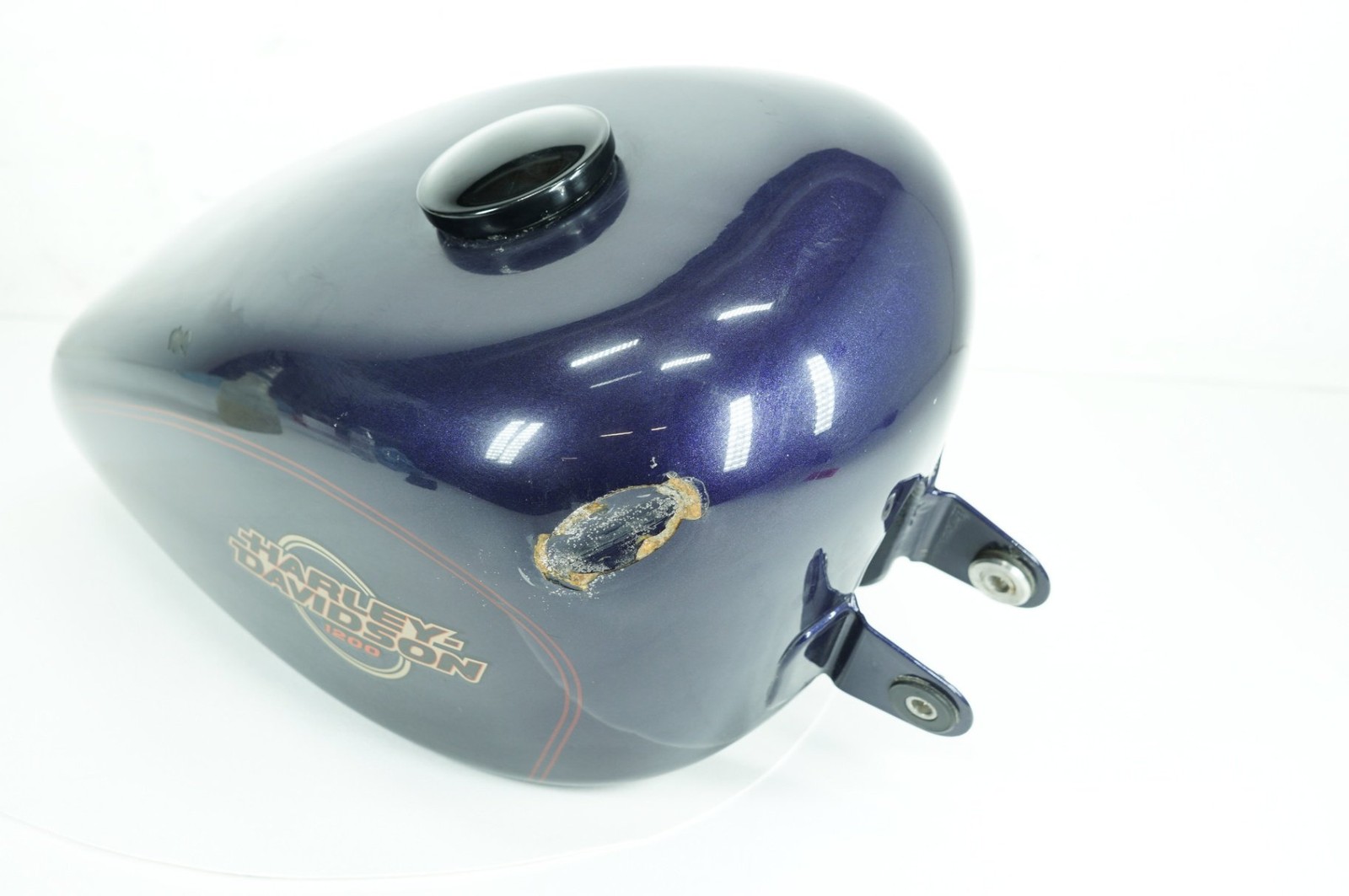 1999 Harley Sportster XL1200 1200 OEM Gas Gasoline Fuel Tank Reservoir DENTED