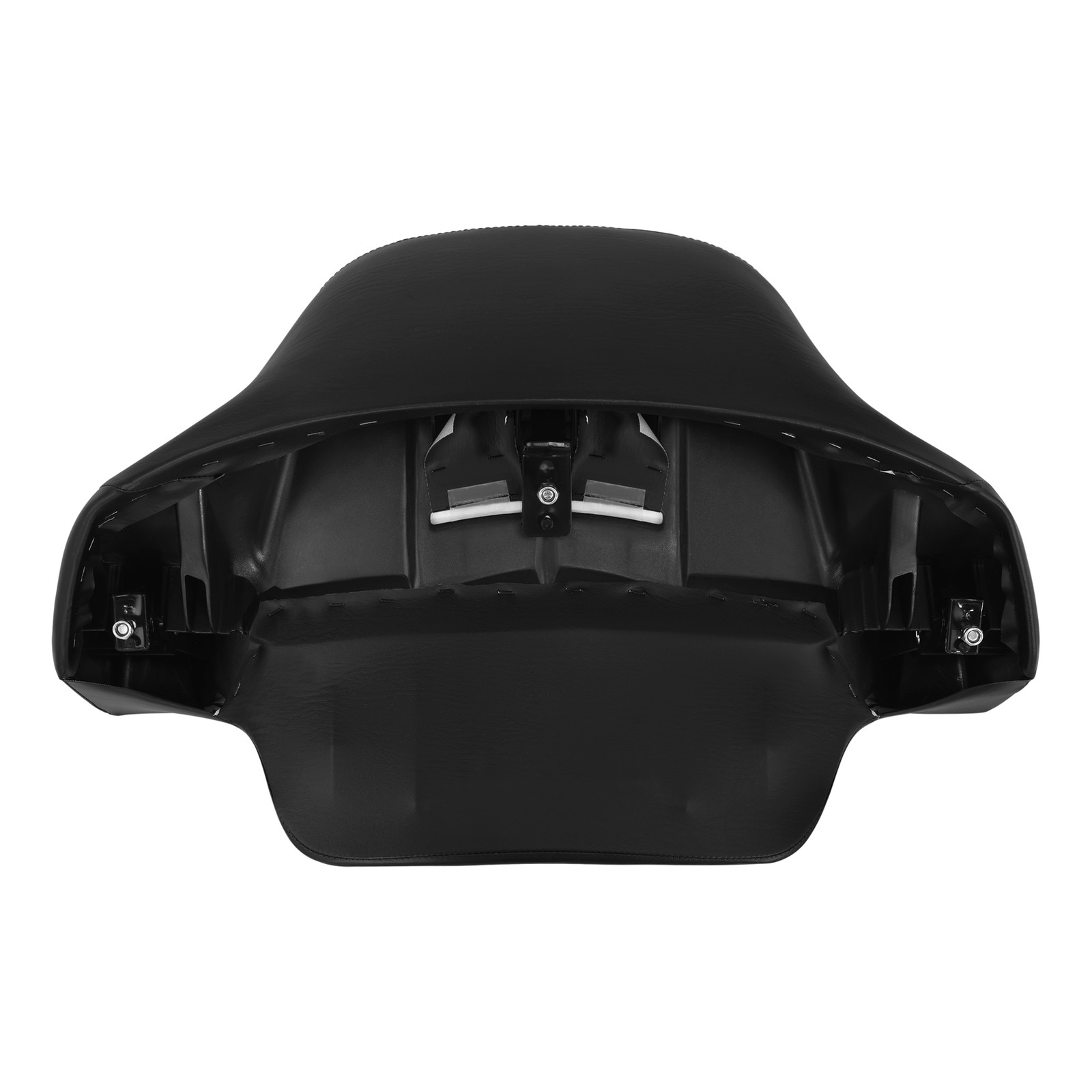King Trunk w/Pad Mount Rack Fit For Harley Touring 14+ Zephyr Blue/Black Sunglo