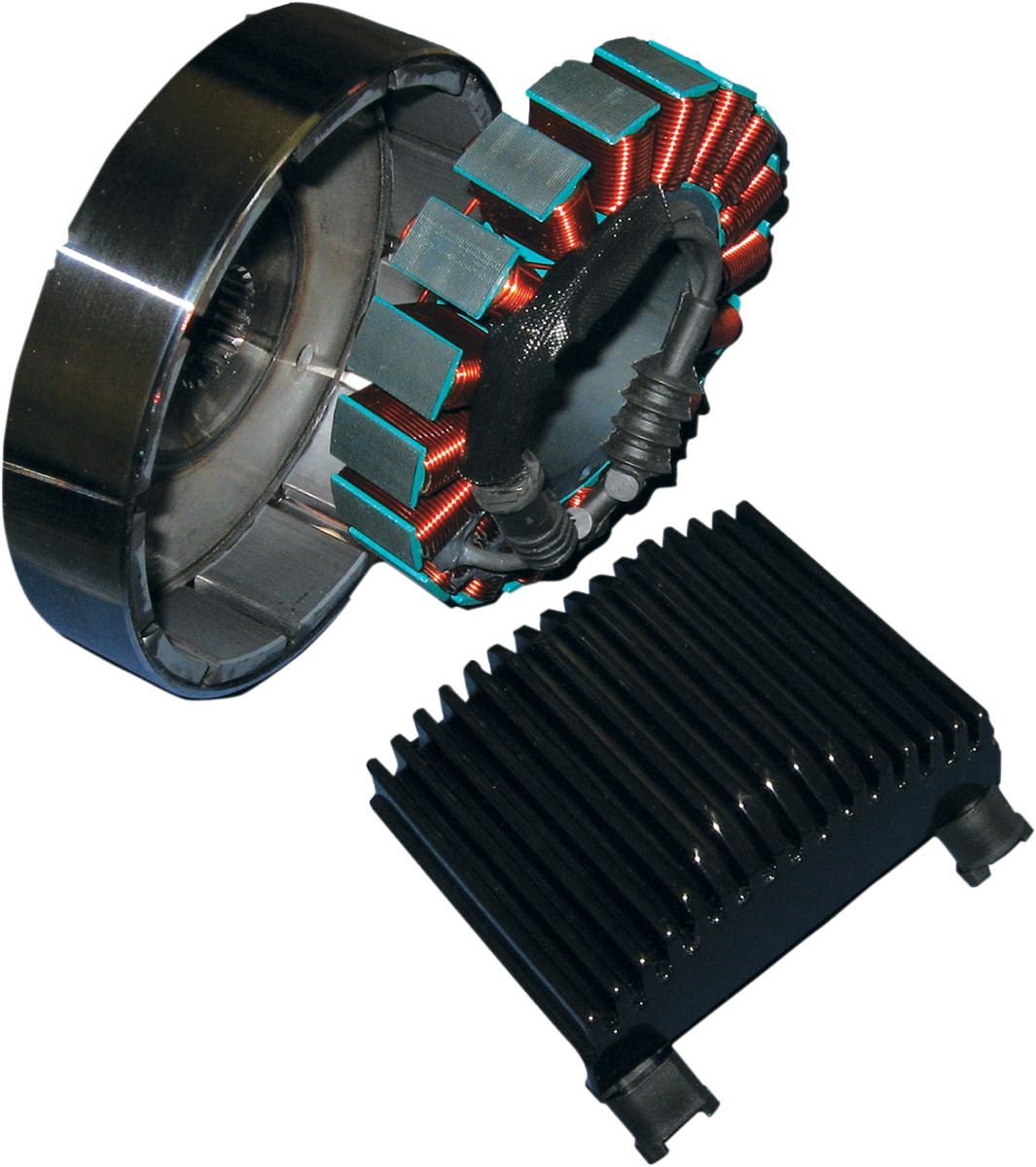Cycle Electric 80 Series 50 Amp 3-Phase Alternator Kit for Harley Dyna 12-17