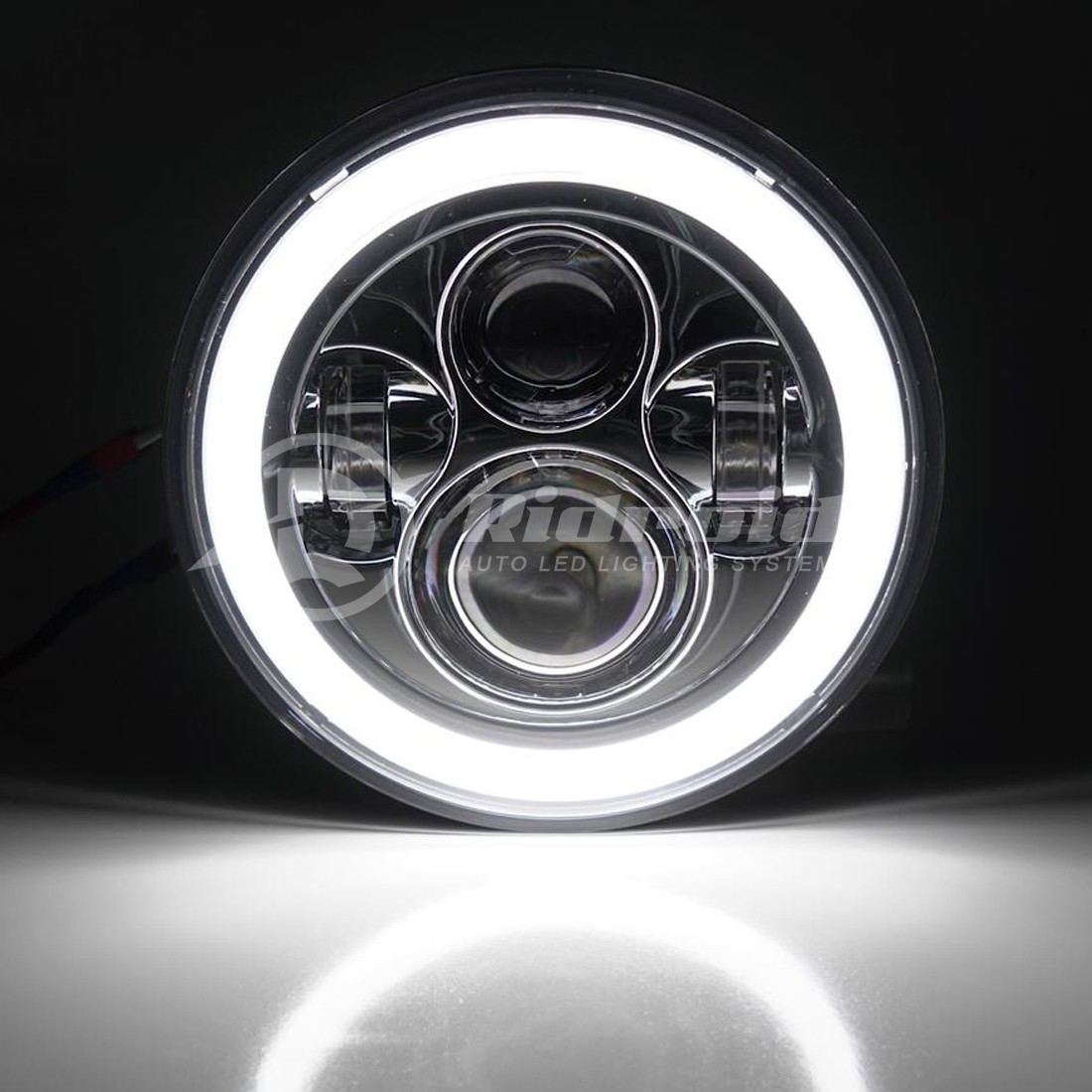 7″ LED Headlight Halo+4.5″ Passing Lights For Harley Electra Glide Ultra Classic